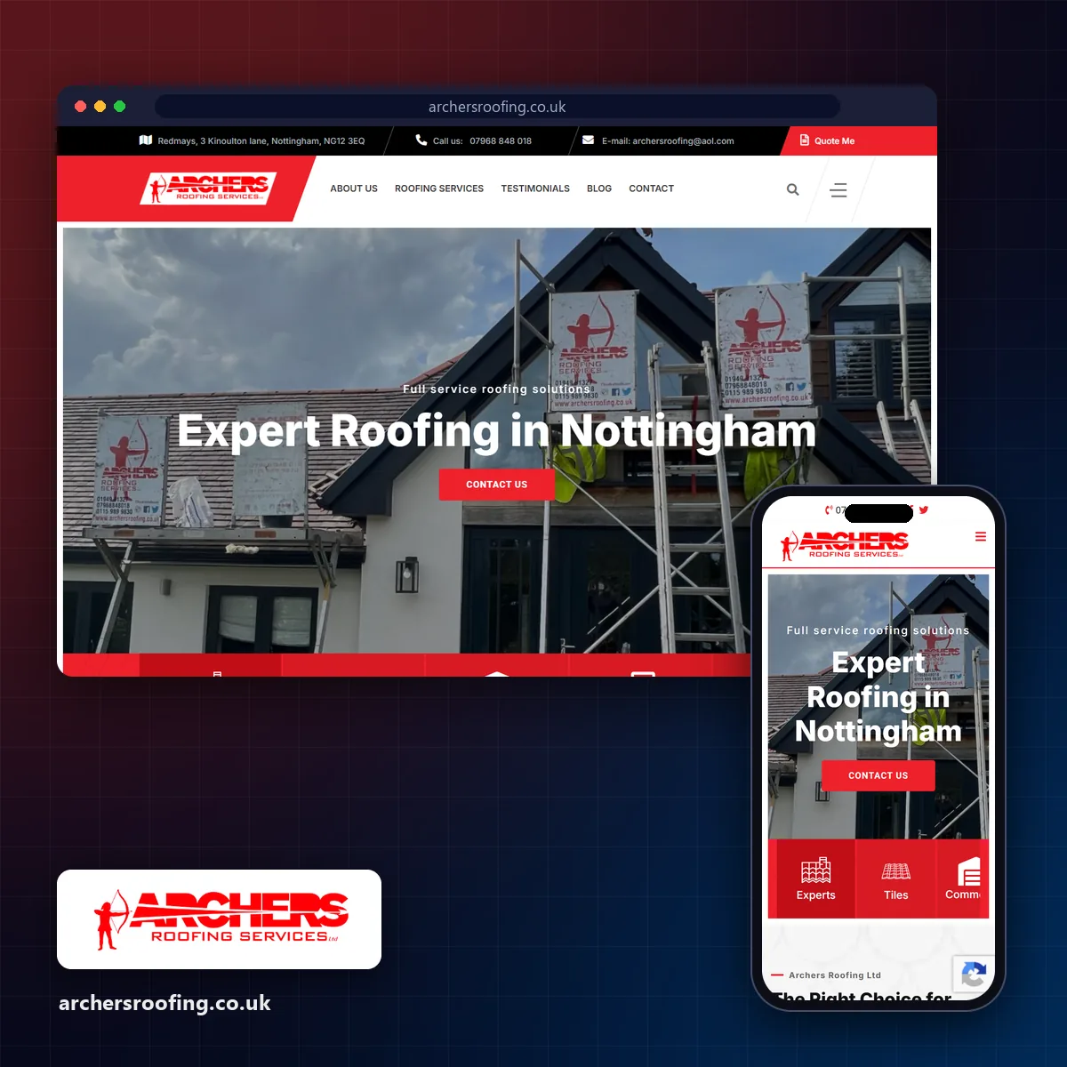 Archers Roofing — project by Flare Agency